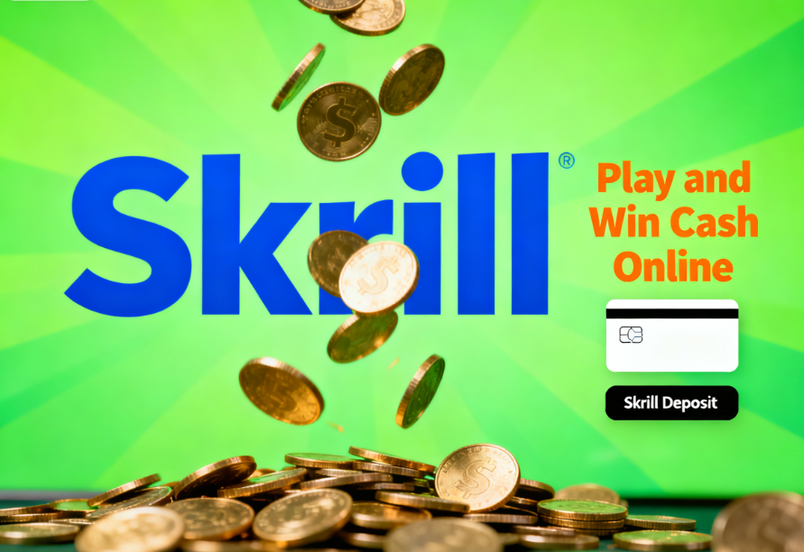 Play and Win Cash Online with Skrill
