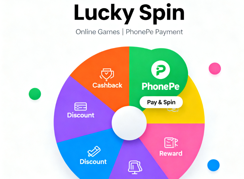 Lucky Spin Games Online with PhonePe