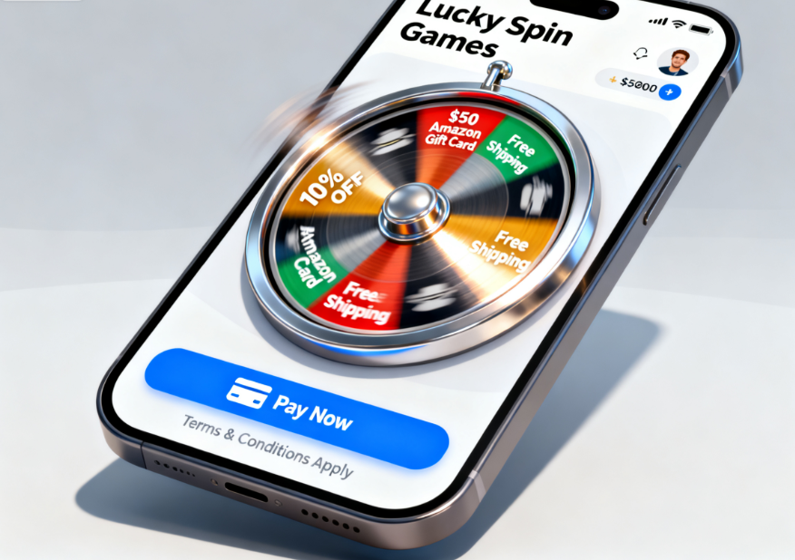 Lucky Spin Games Online with Amazon Pay