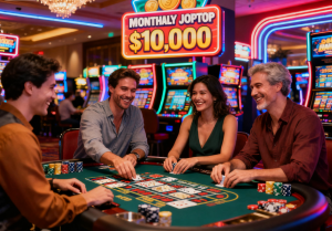 Low-Stakes Games with Monthly Jackpots