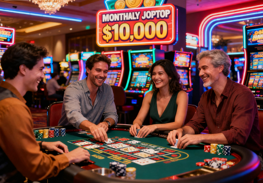 Low-Stakes Games with Monthly Jackpots