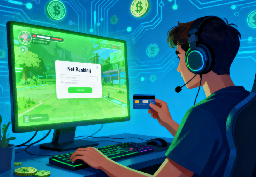 Online Gaming with Net Banking