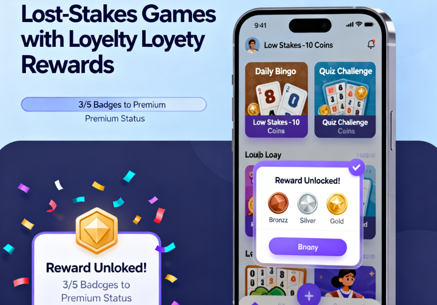 Low-Stakes Games with Loyalty Rewards