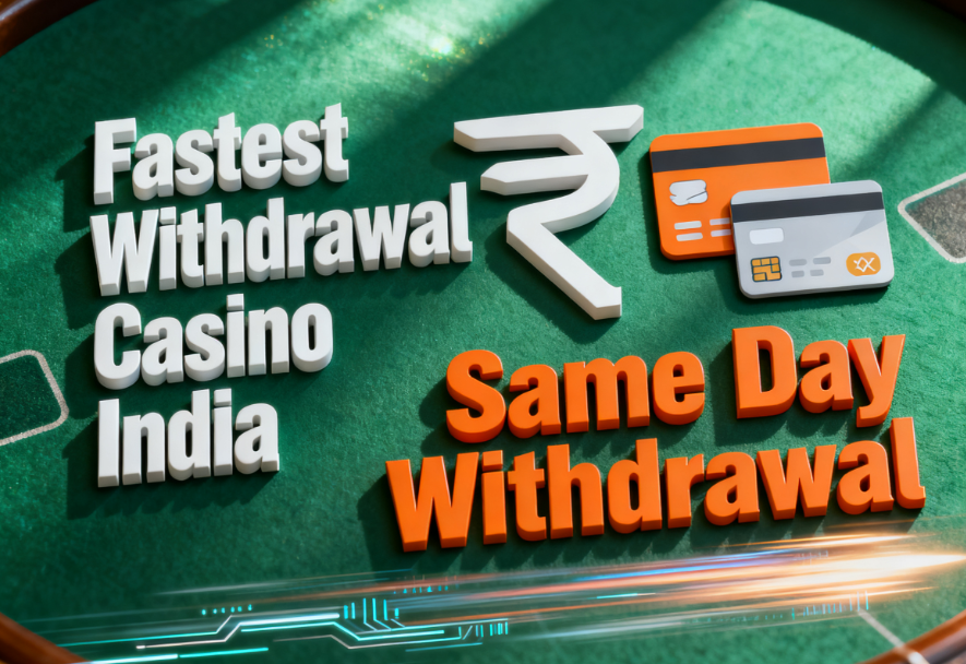 Fastest Withdrawal Casino India Same Day Withdrawal