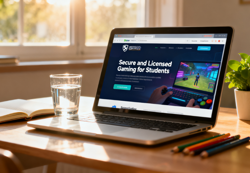 Secure and Licensed Gaming for Students