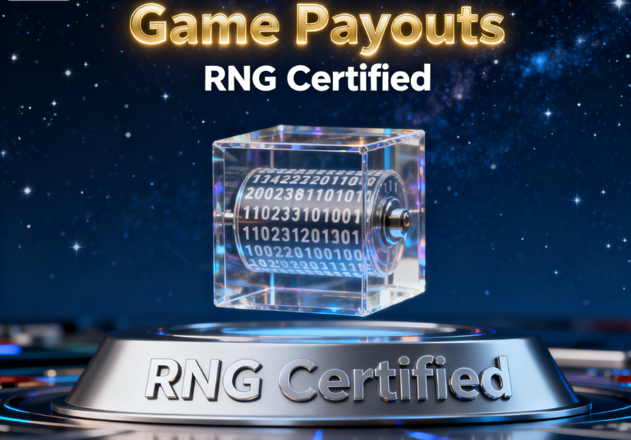 Game Payouts RNG Certified